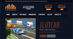 Desktop Screenshot of phoenixslotcars.com