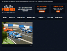 Tablet Screenshot of phoenixslotcars.com